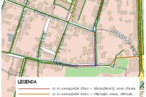 Jablonec nad Nisou, Pasecká, Mlýnská – rekonstrukce kanalizace a vodovodu