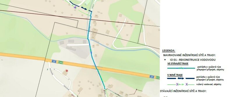Klášterec nad Ohří, Vítězná  - rekonstrukce vodovodu