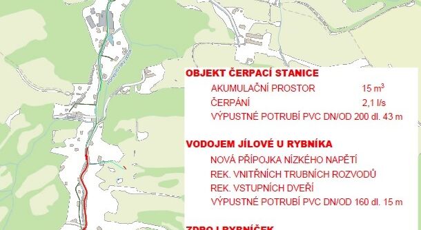 Jílové, Rybníček - náhrada zdroje