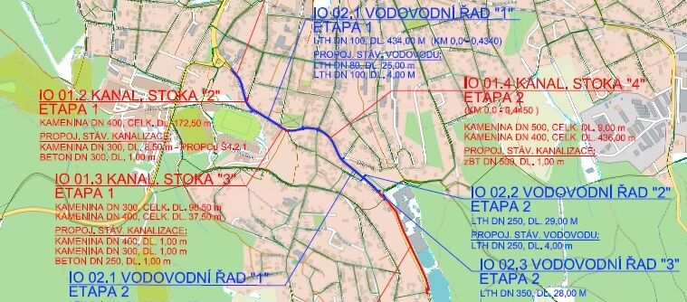 Jablonec nad Nisou, Pražská II. rekonstrukce kanalizace a vodovodu