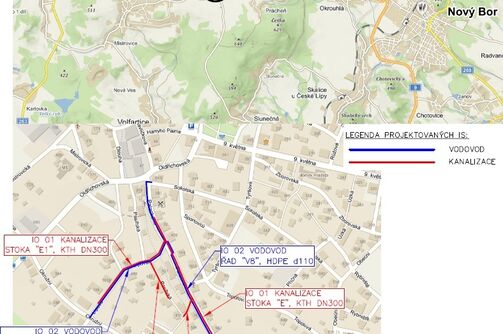 Kamenický Šenov, Palackého – odstranění výusti CL29 a rekonstrukce vodovodu