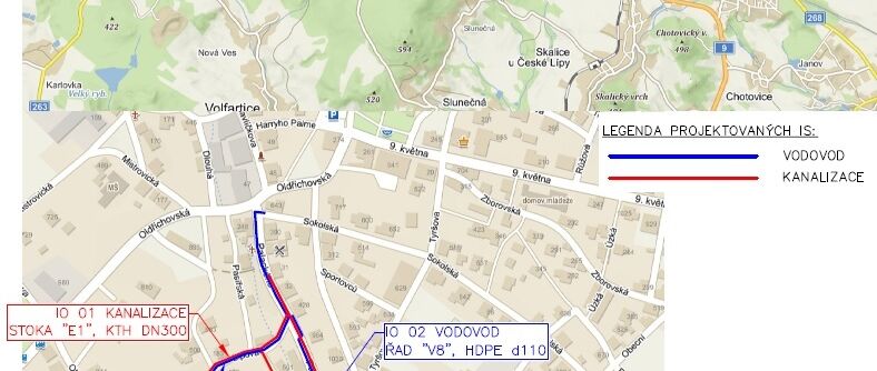 Kamenický Šenov, Palackého – odstranění výusti CL29 a rekonstrukce vodovodu