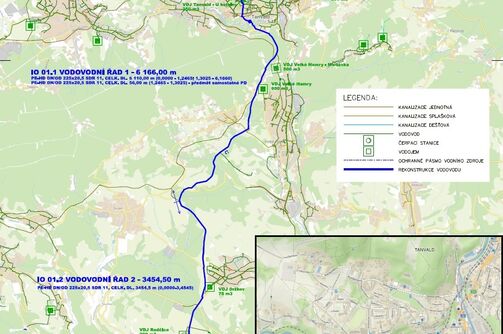 Tanvald - Železný Brod – rekonstrukce přivaděče
